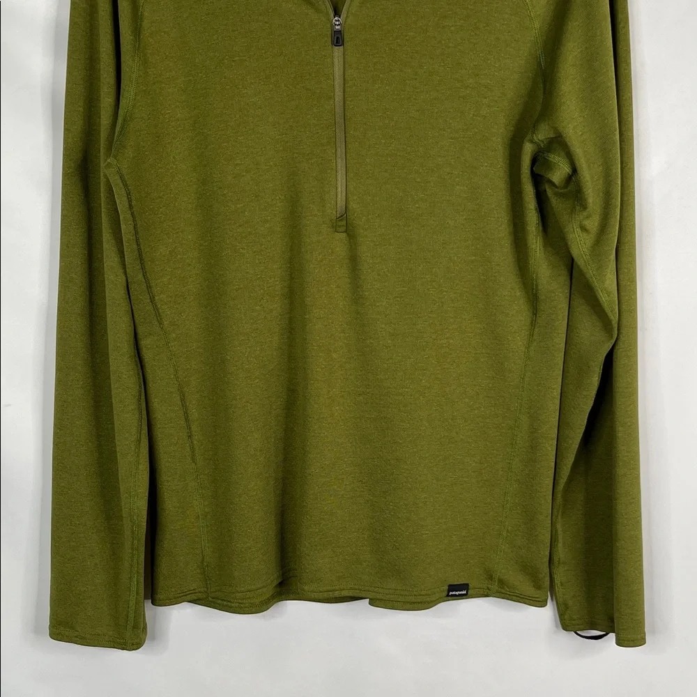Patagonia Men's Capilene 3 1/4 Zip-Up in green